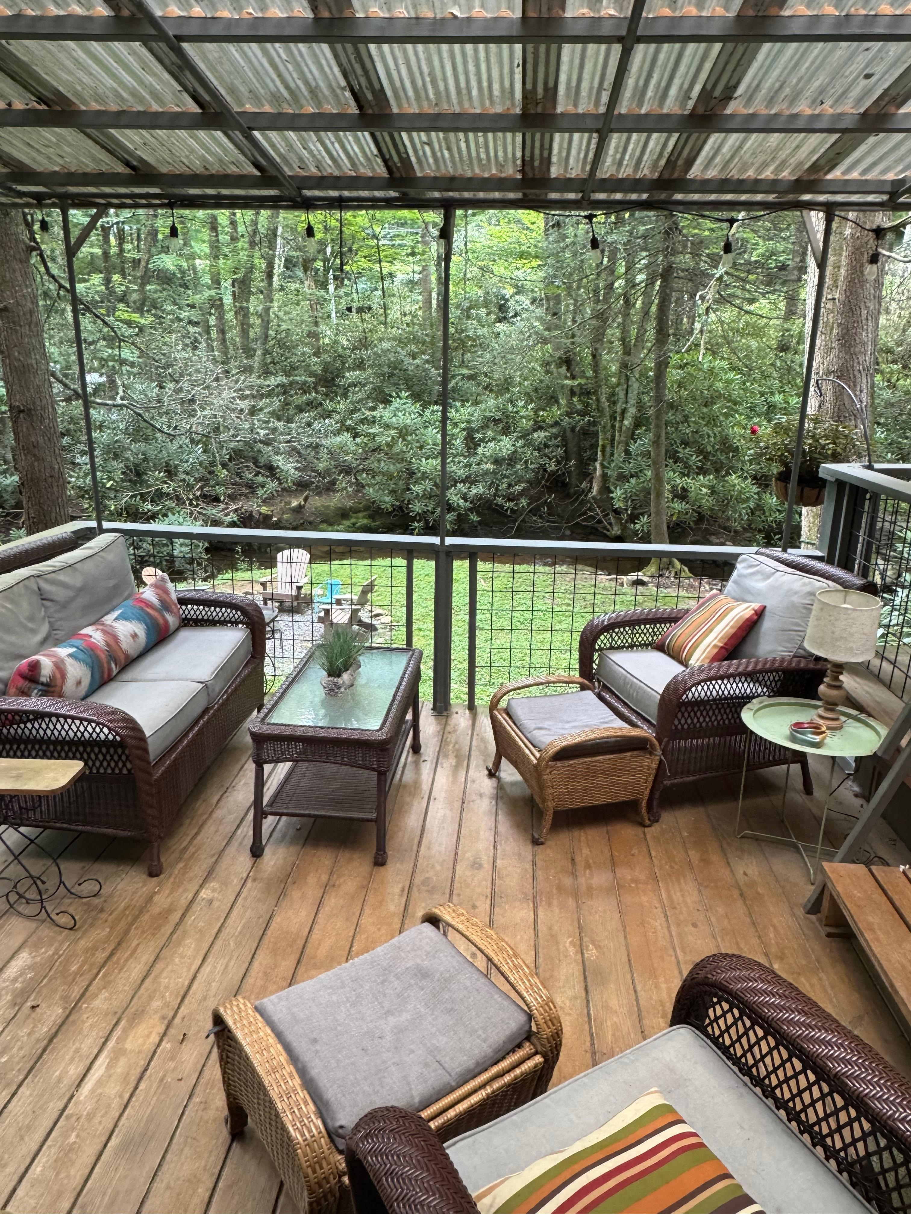 View from the living area window. 