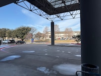 COVERED ENTRY FOR SHUTTLE AND CHECK-IN