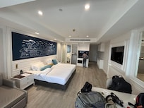 部屋は広い、キッチン付き