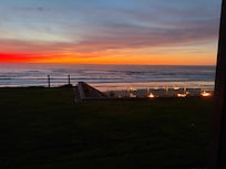 Off our patio one during our stay.