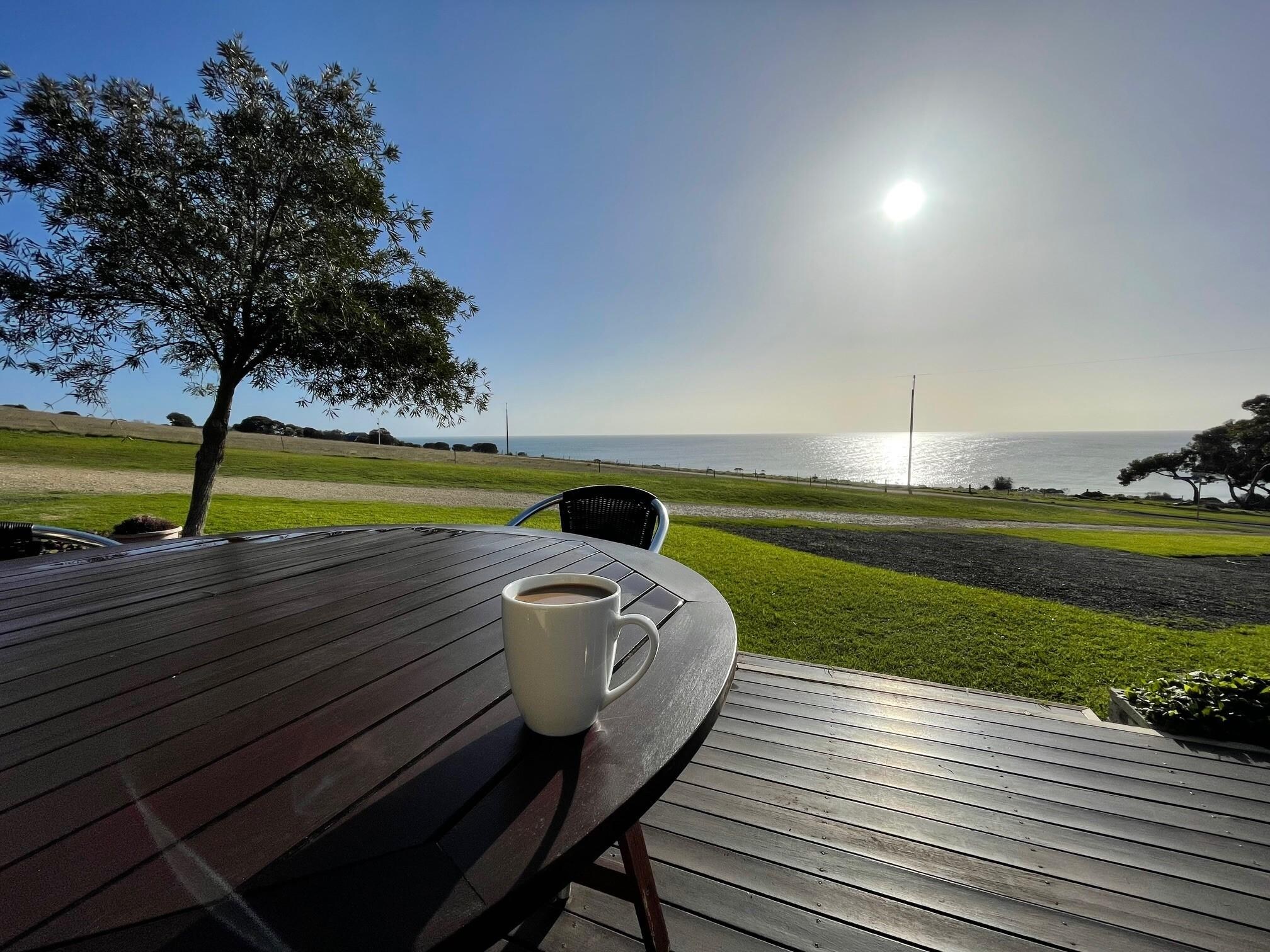 romatischer Kaffee am Morgen