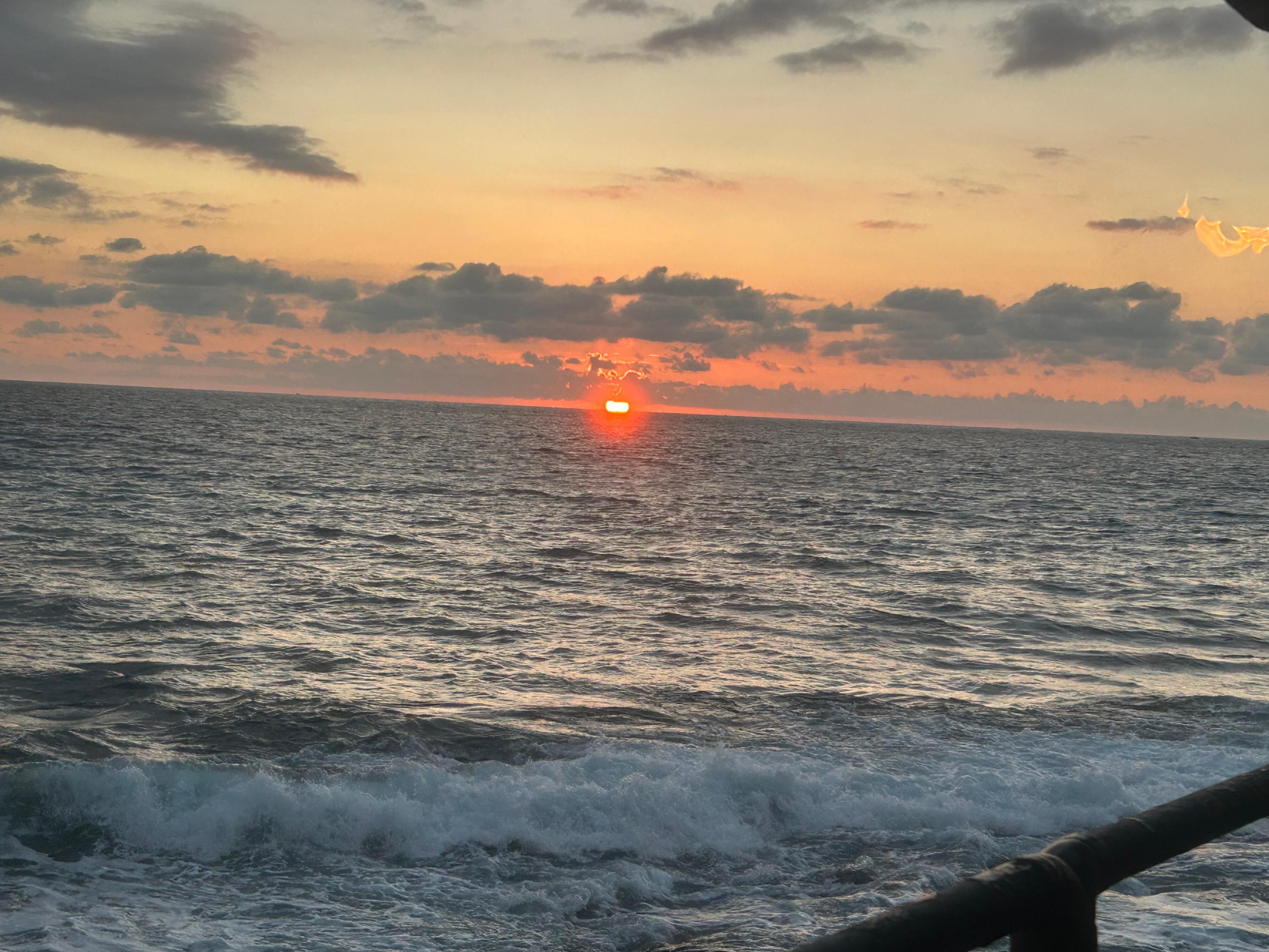 Awesome sunsets from the beach!