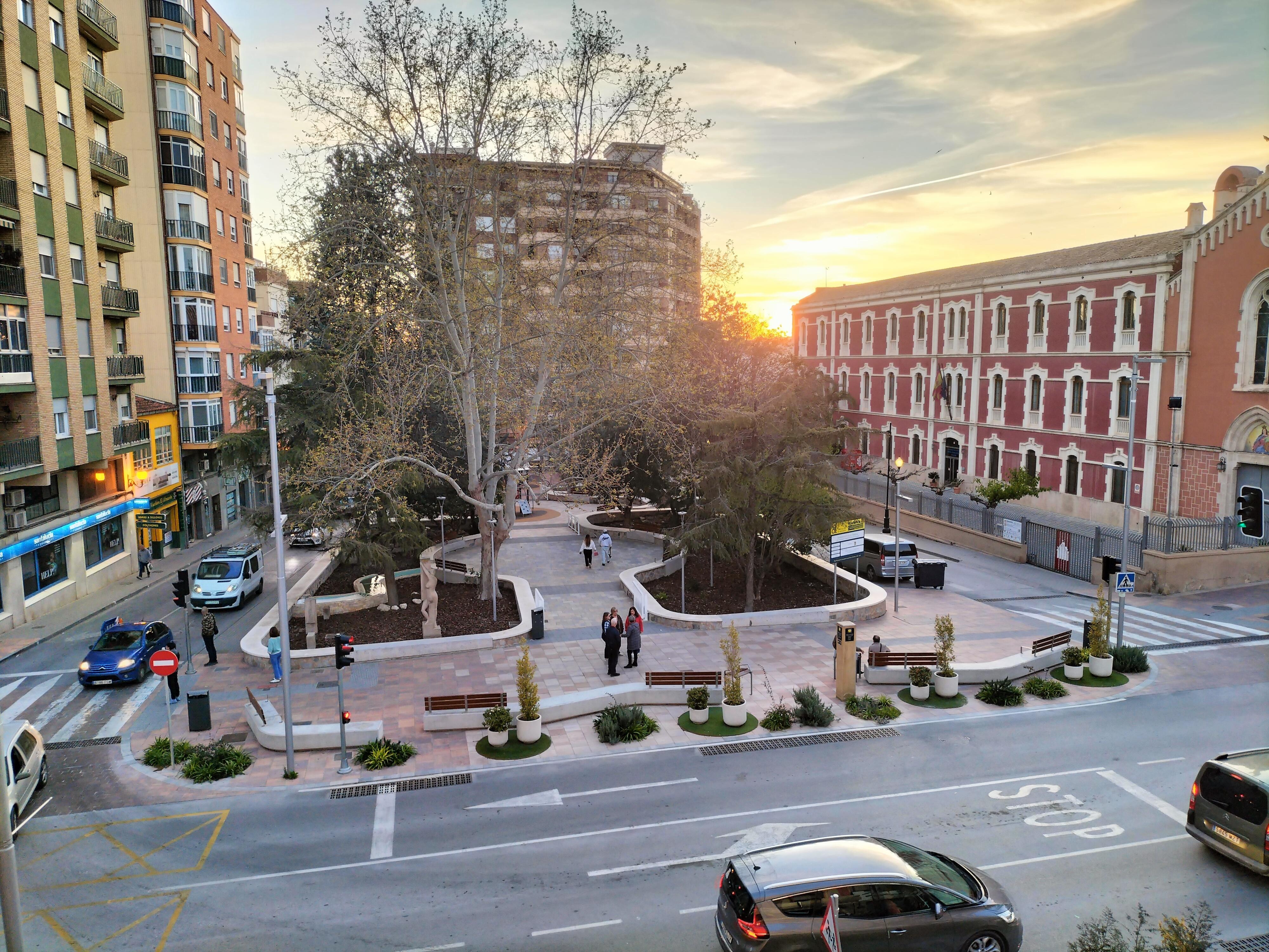 Uitzicht vanuit de kamer.