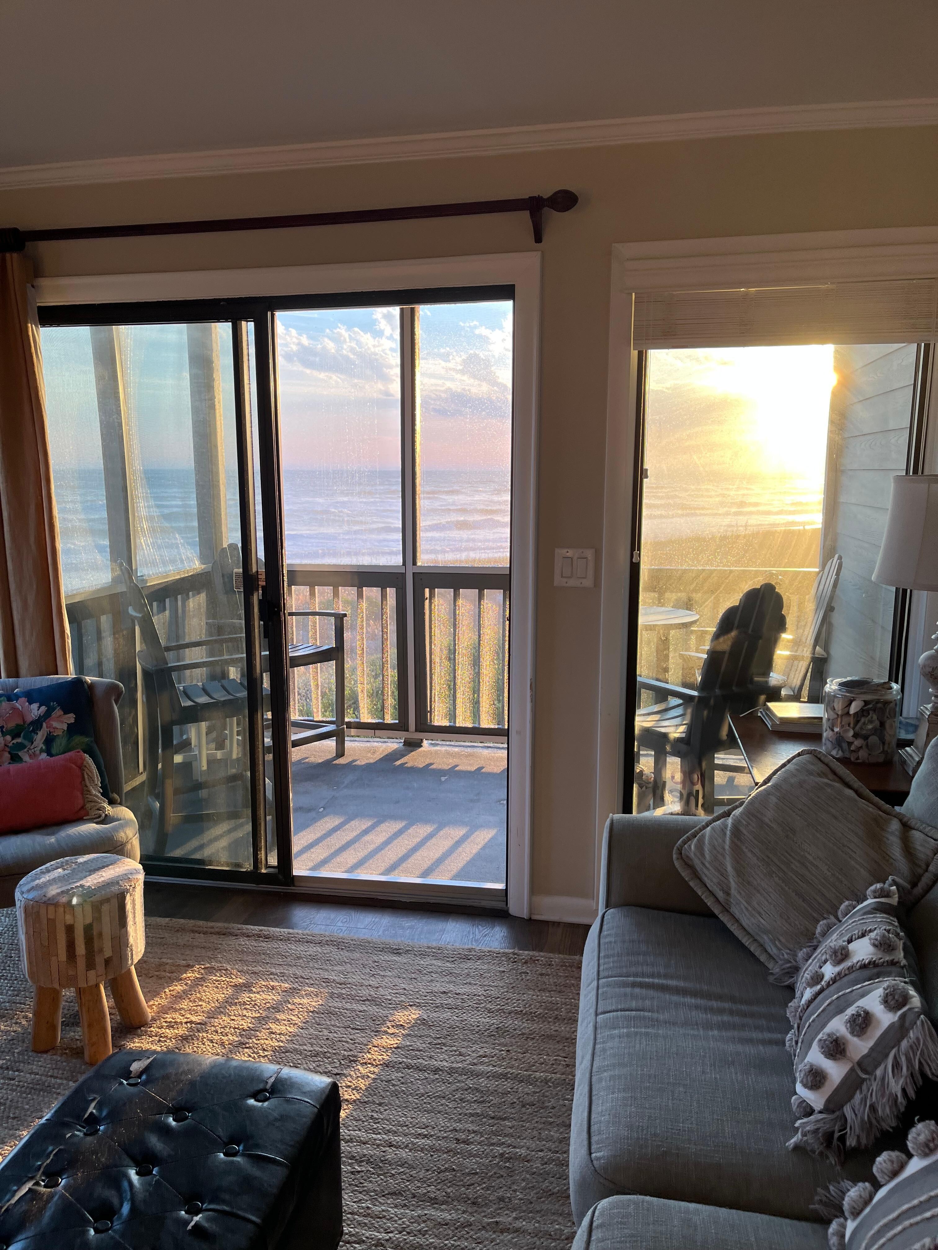 Balcony from living room