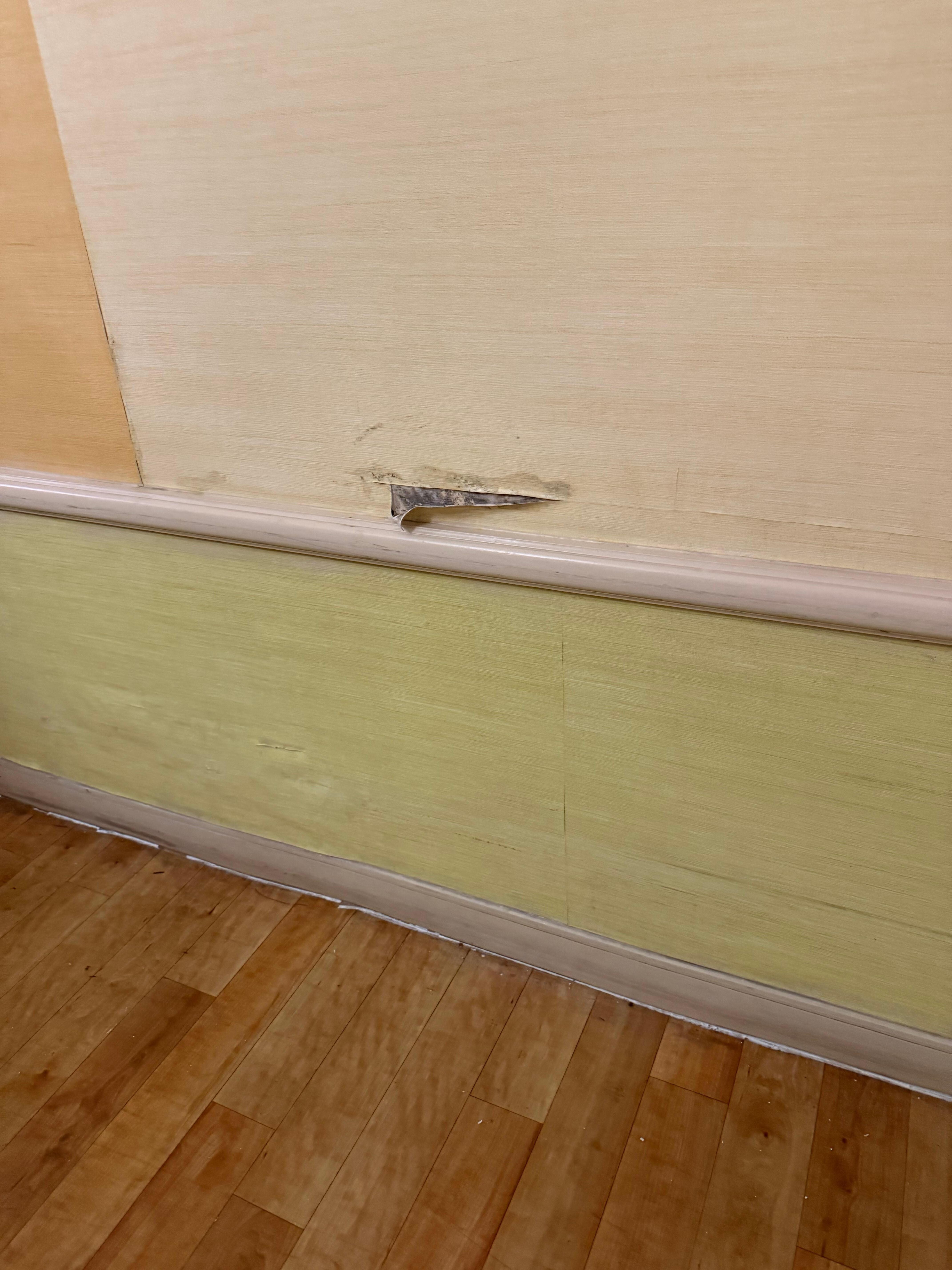 Wallpaper peeling