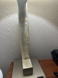 Rust on the lamp