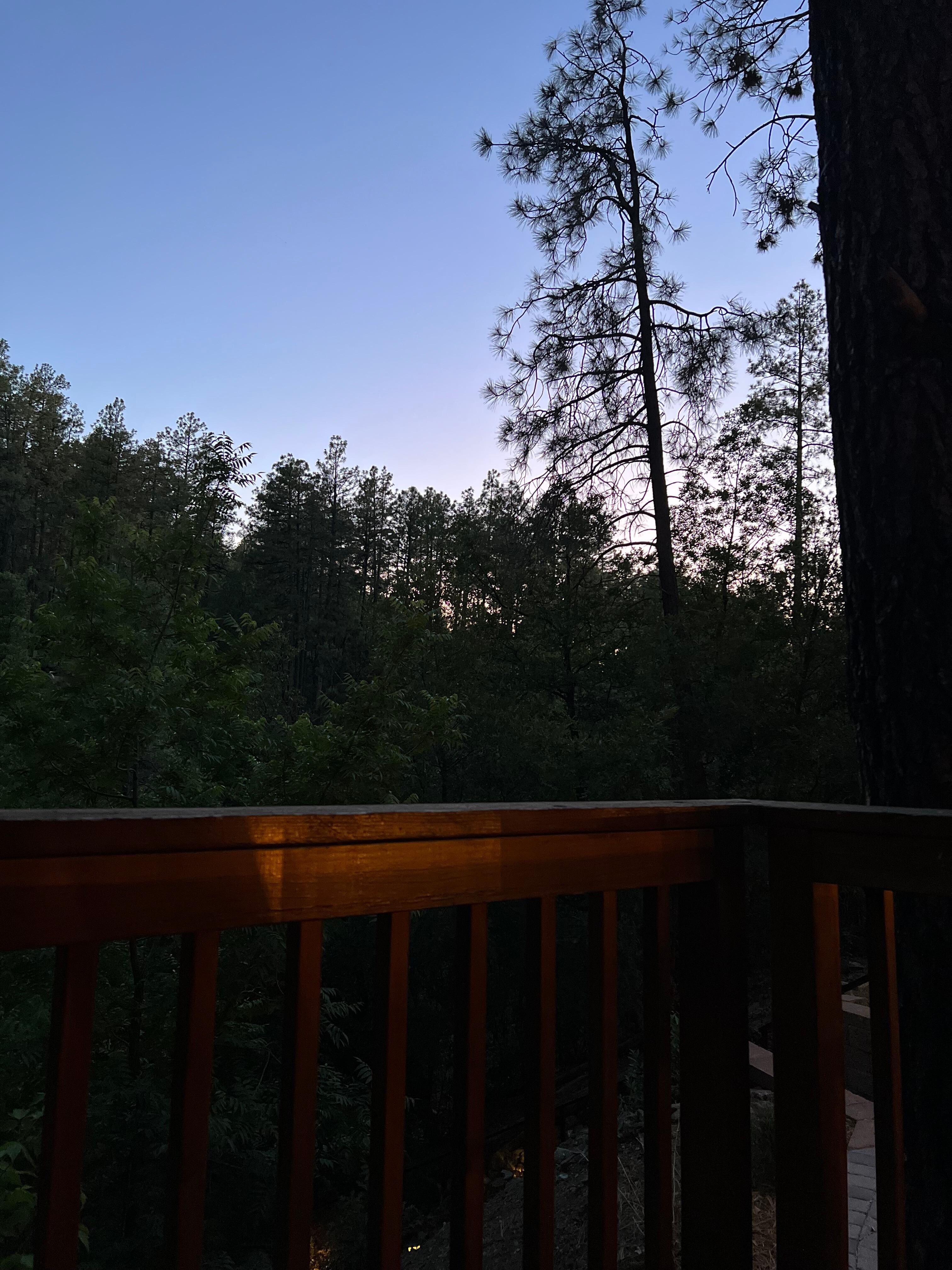 Beautiful sunset from the back porch!!