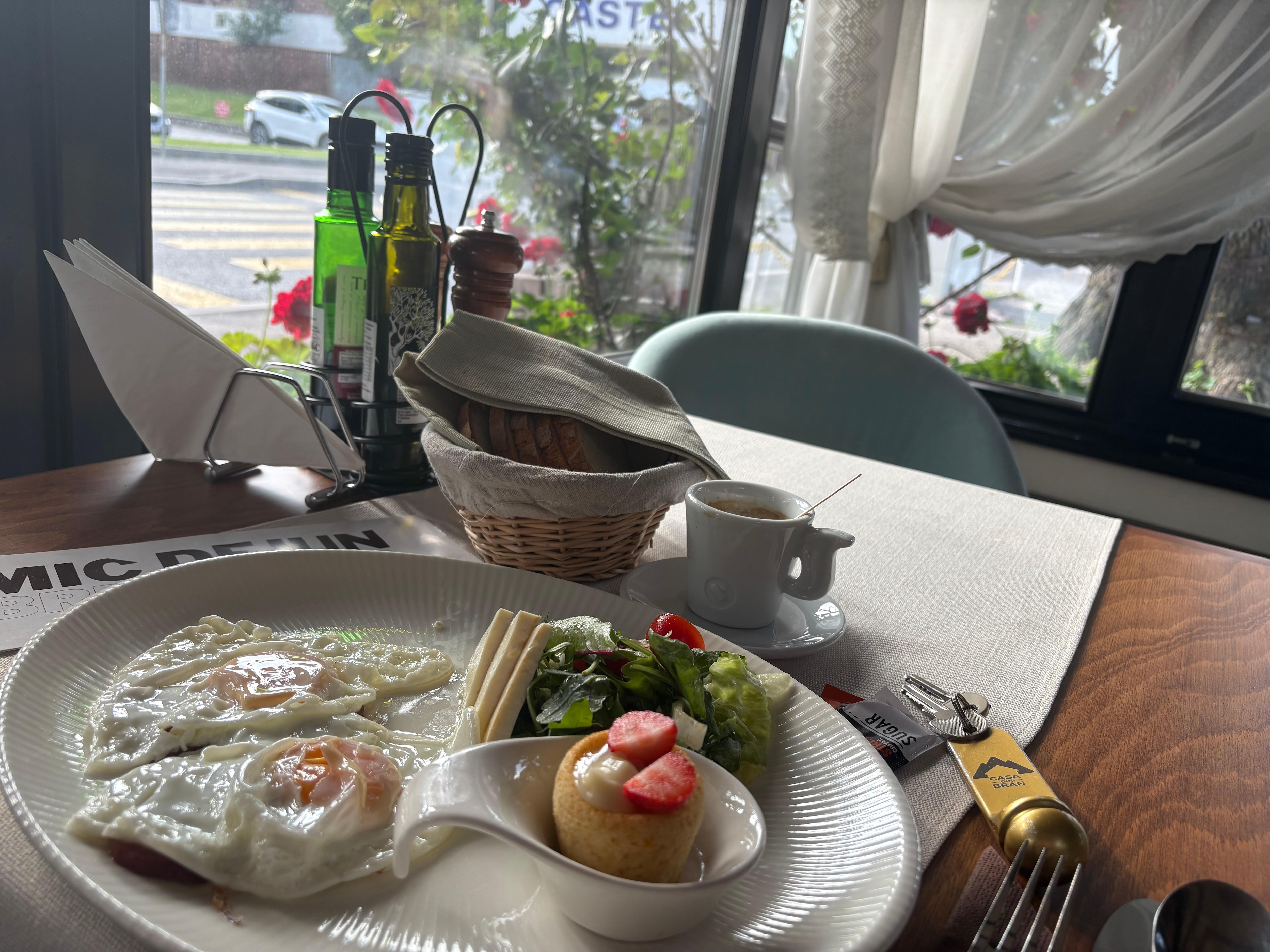 Breakfast included with your stay 