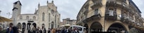 main square where the church is.