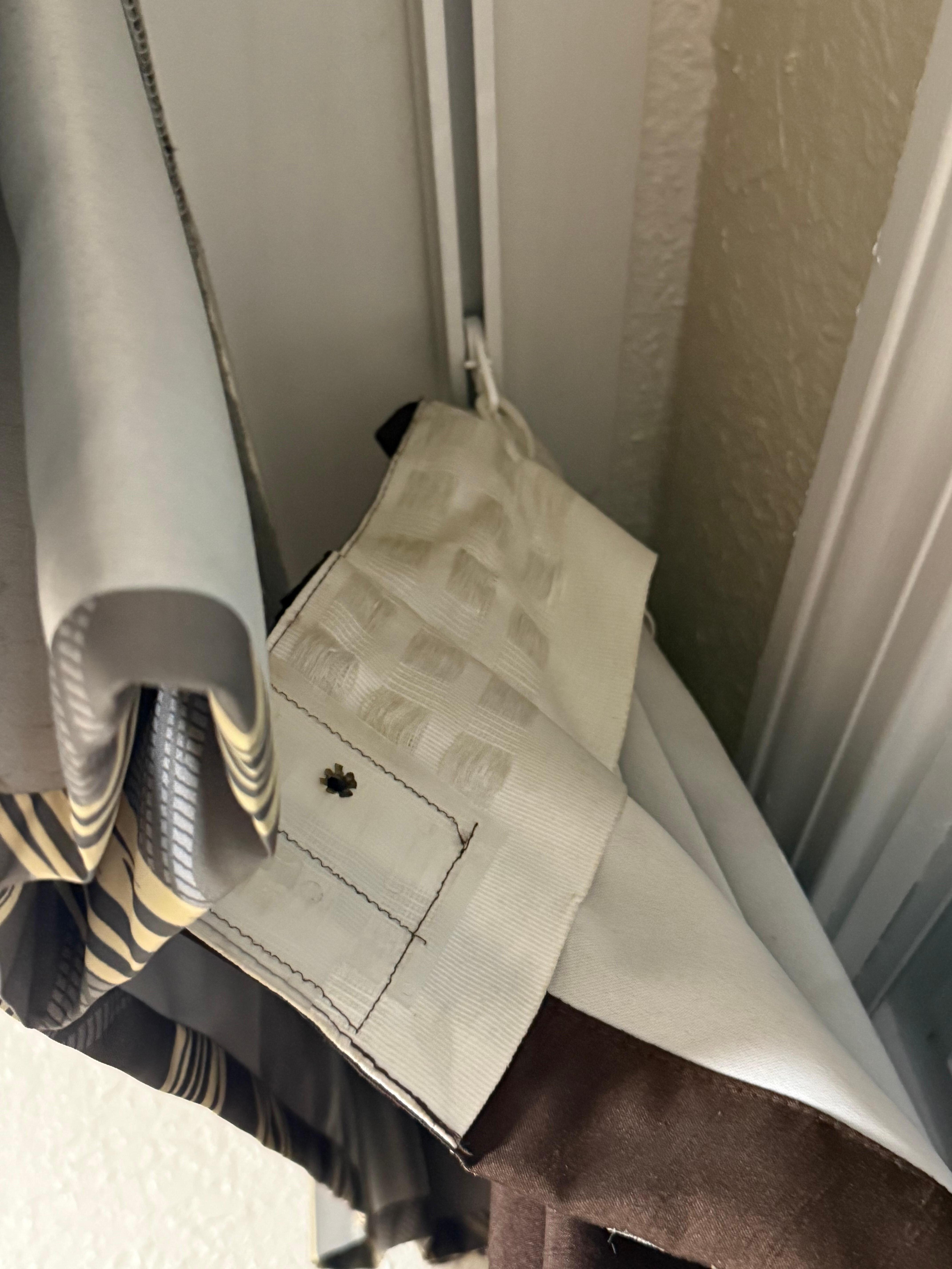 Curtains coming apart