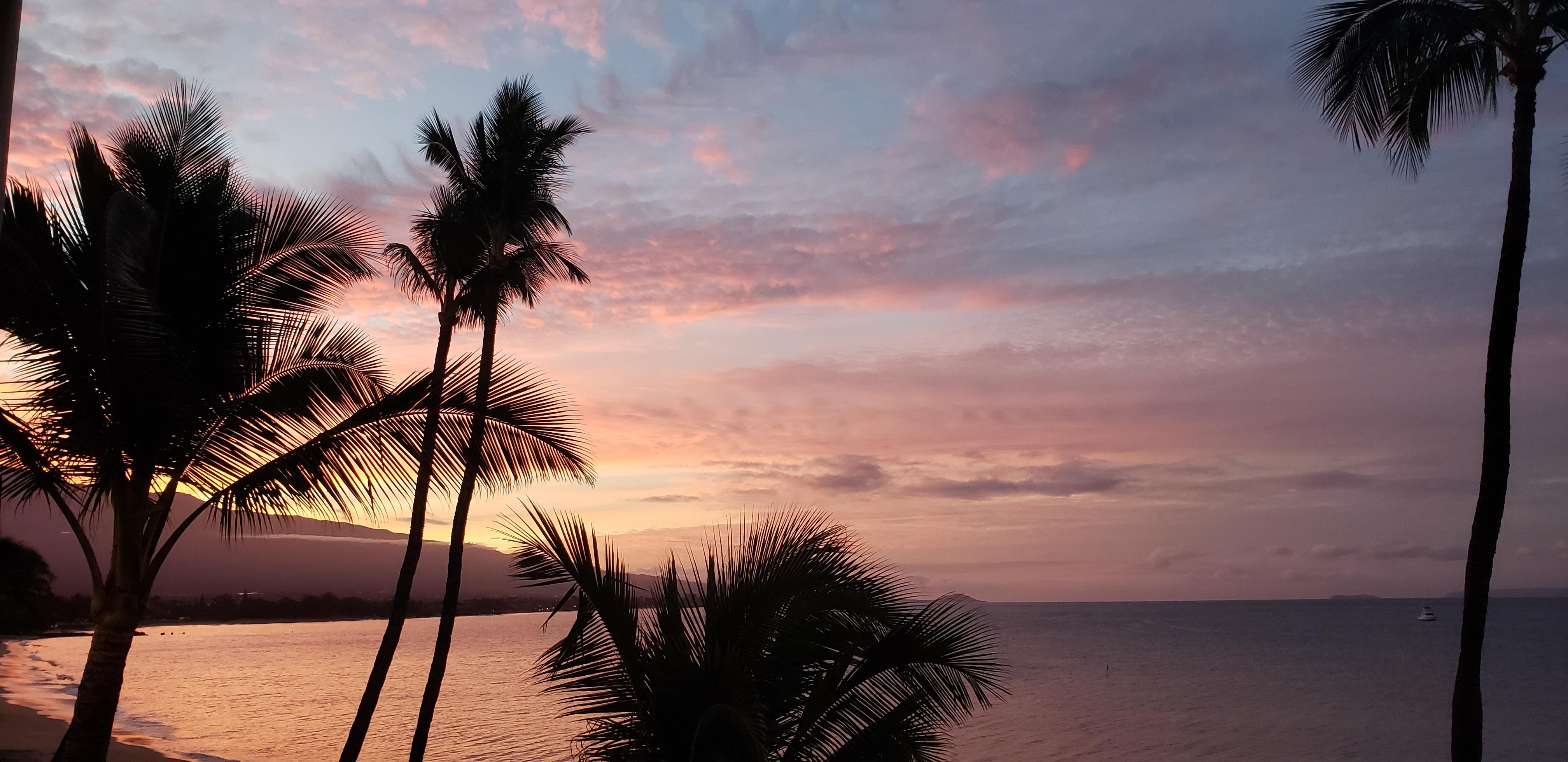 Sunrise from the lanai today!