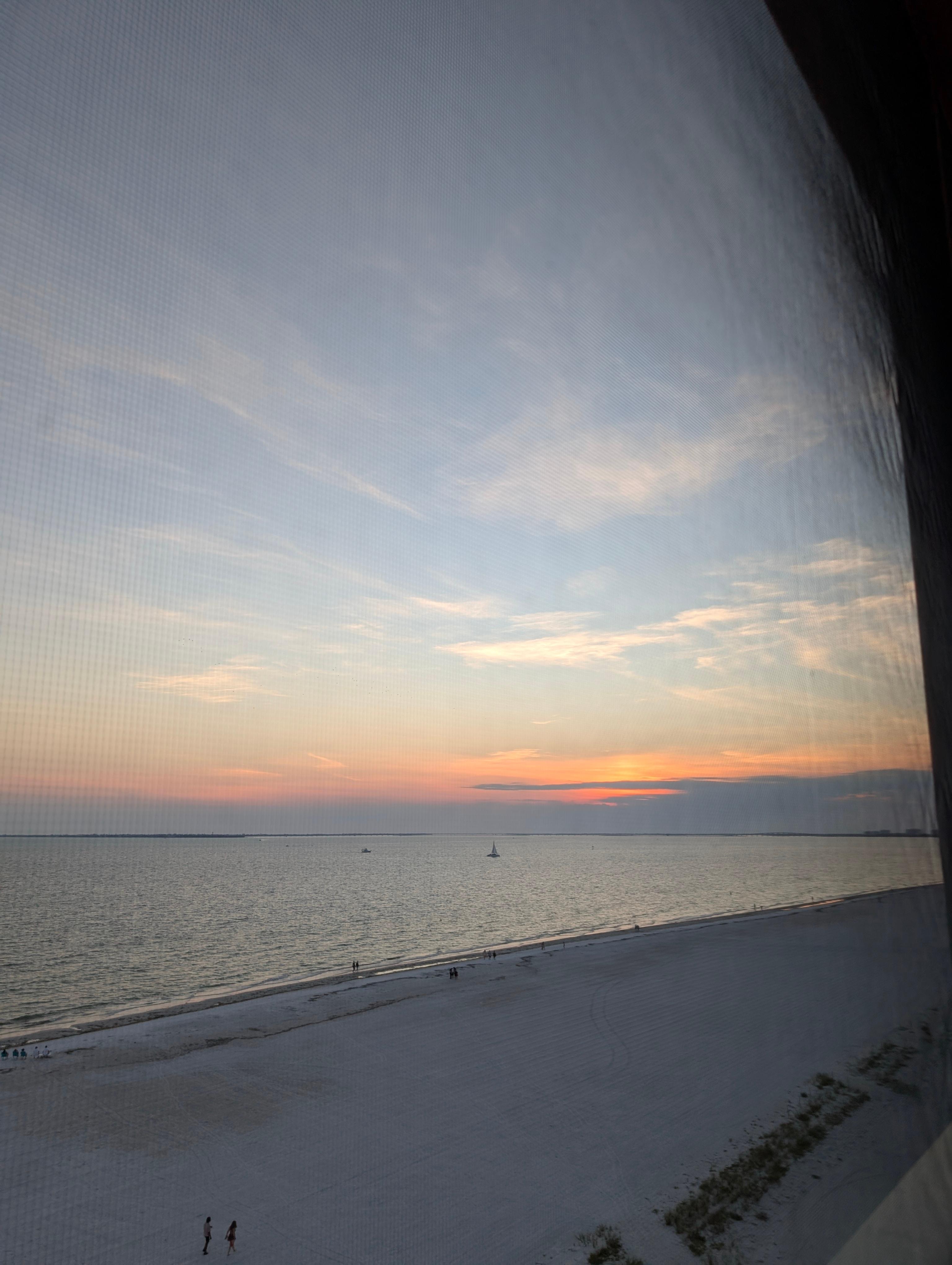View from our balcony 