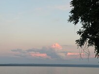 “Sunset” even seen from our side of the lake.