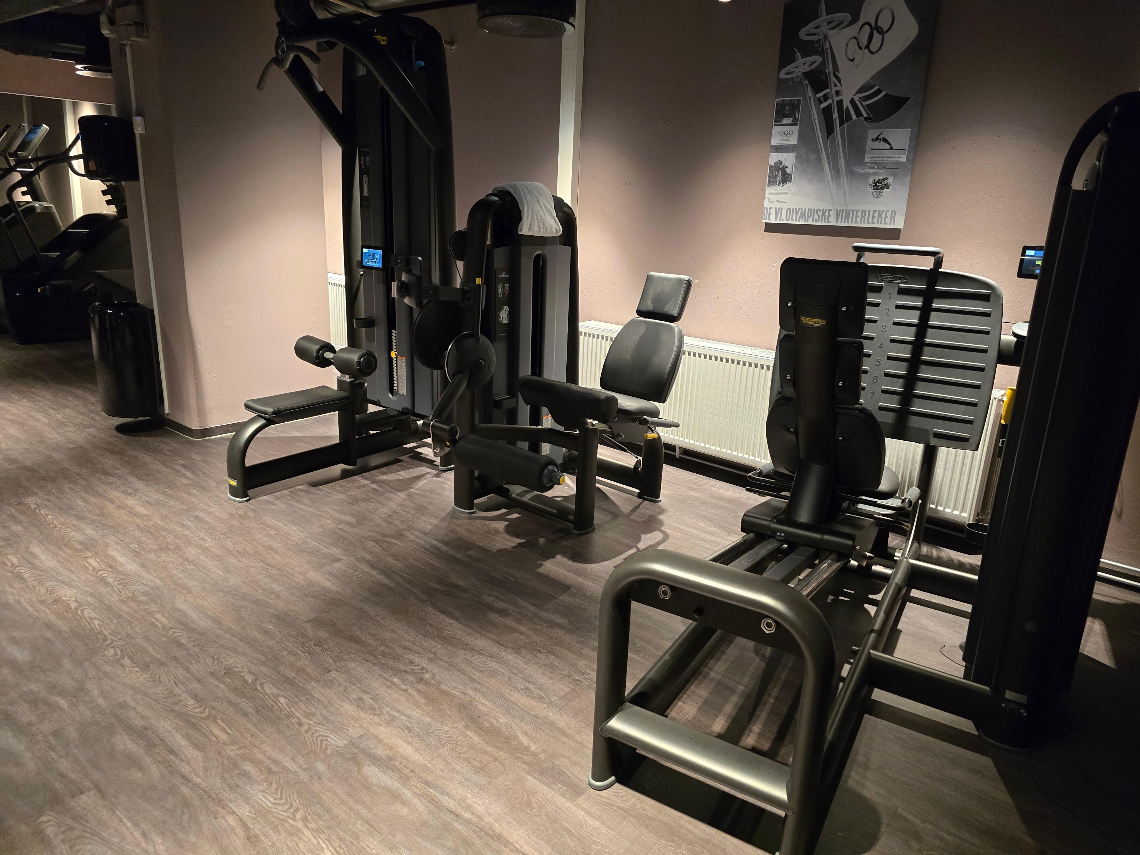 One side of gym.