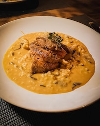 Beef Medallion with Truffled Mushroom Risotto