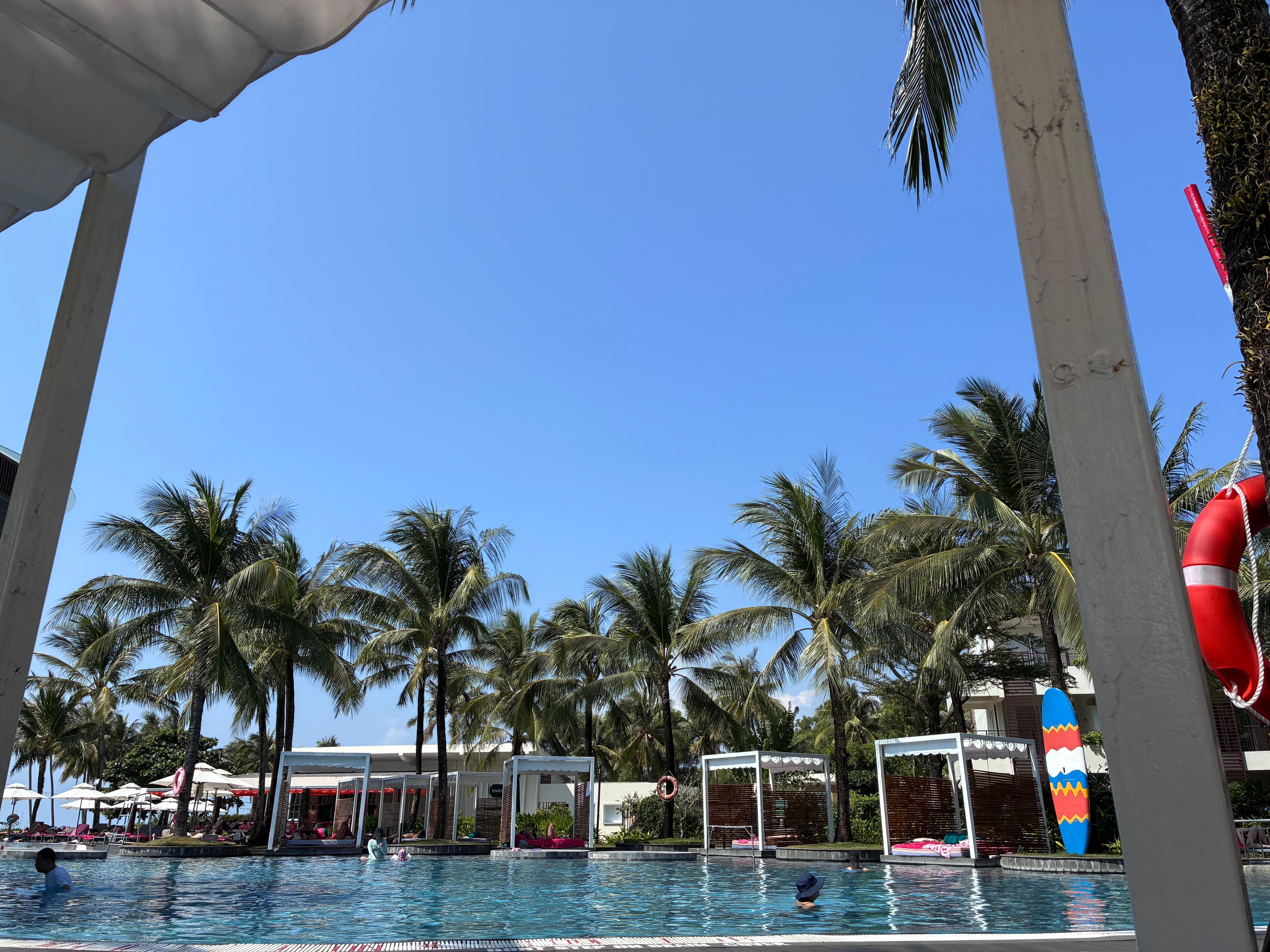 プールの様子。