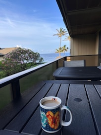 Coffee from our balcony