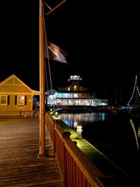 View from Lighthouse to restaurant at Smithfield Station
