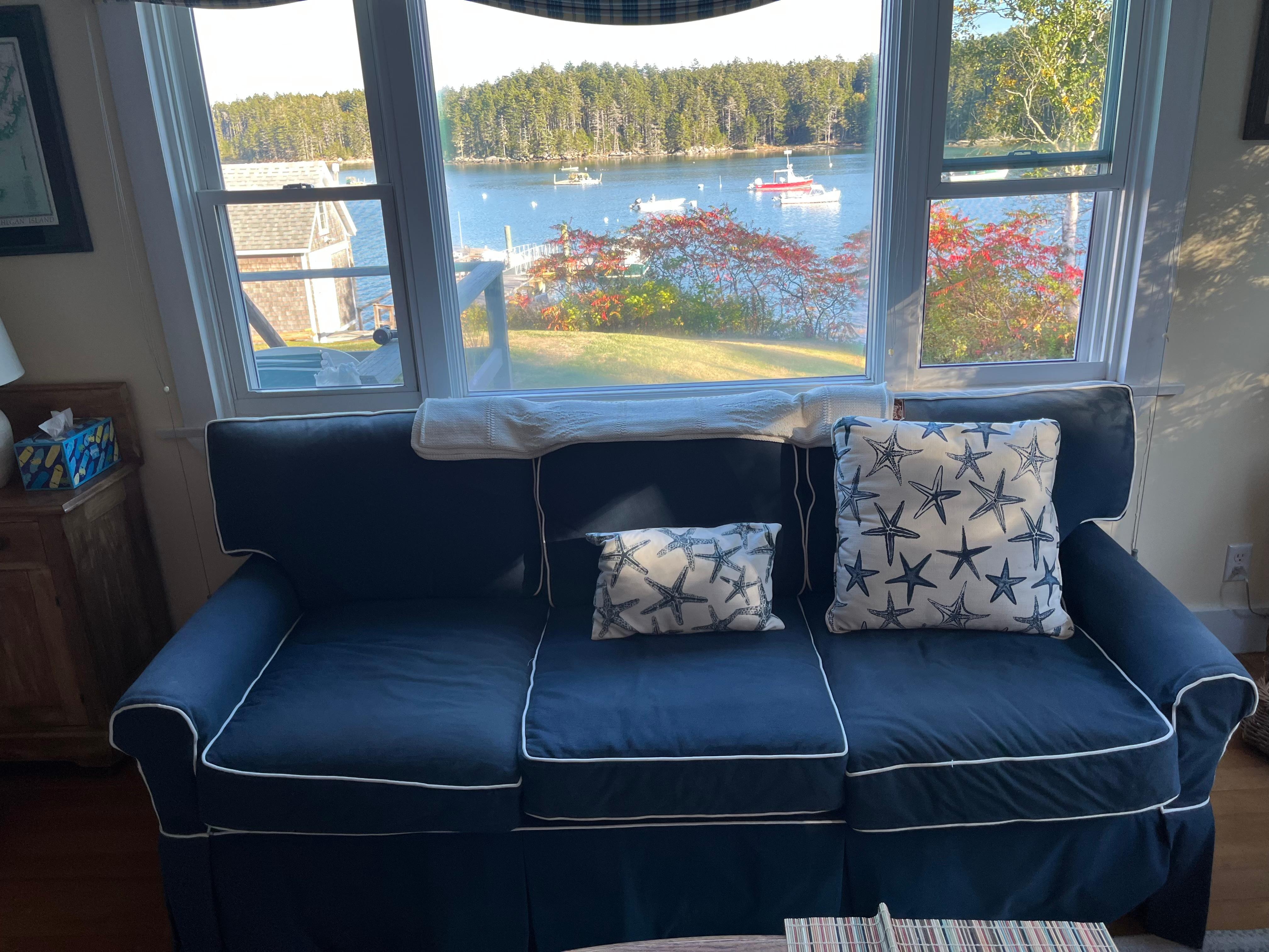 View from living room.