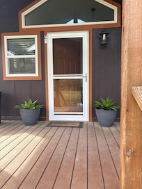 Back patio.