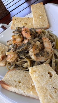 Pesto Shrimp Pasta, amazing!