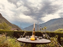 View from patio of property