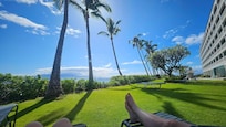 Beach side of the condo