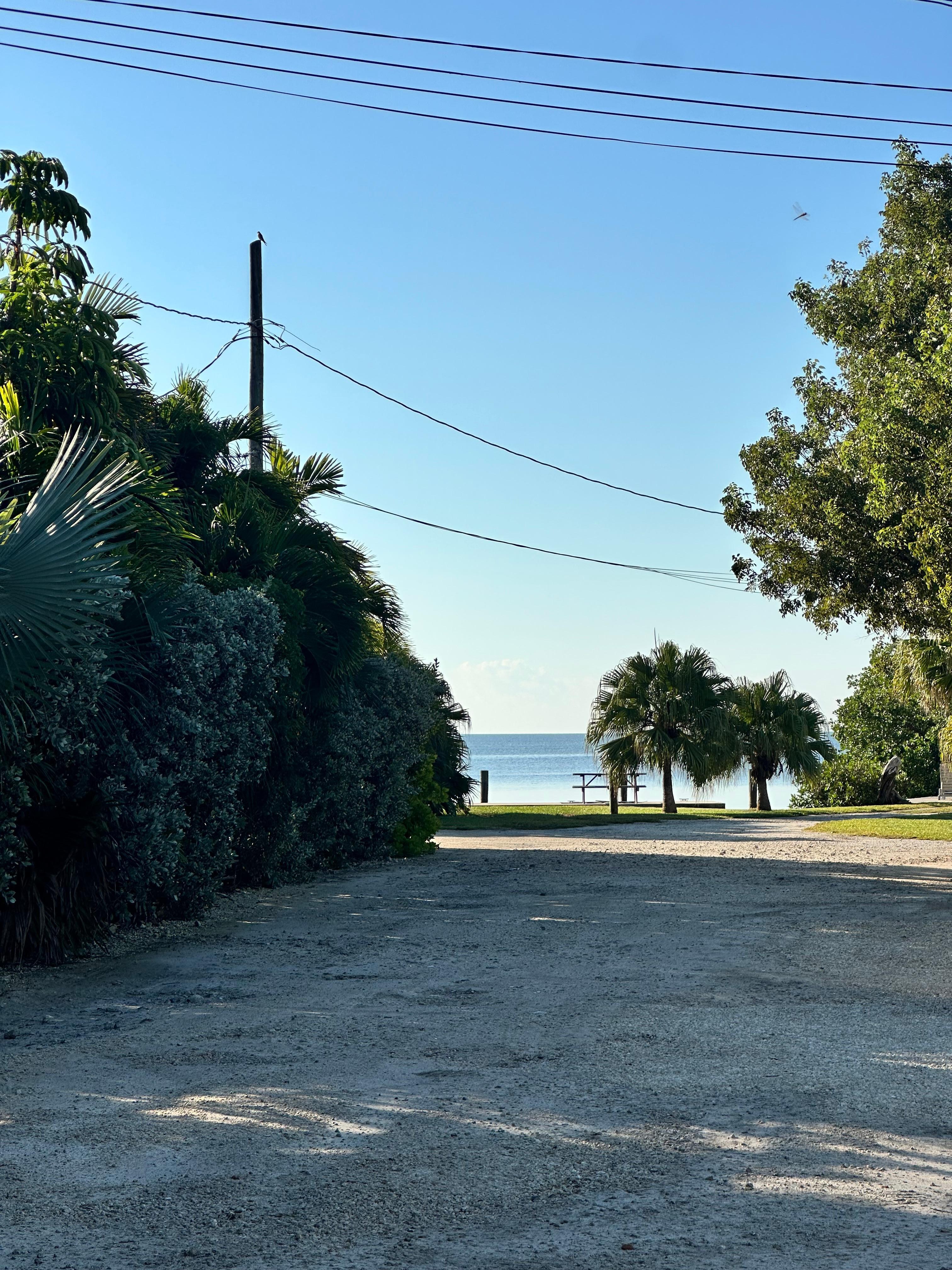View from house to the ocean. 