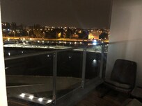 Utsikten från balkongen.