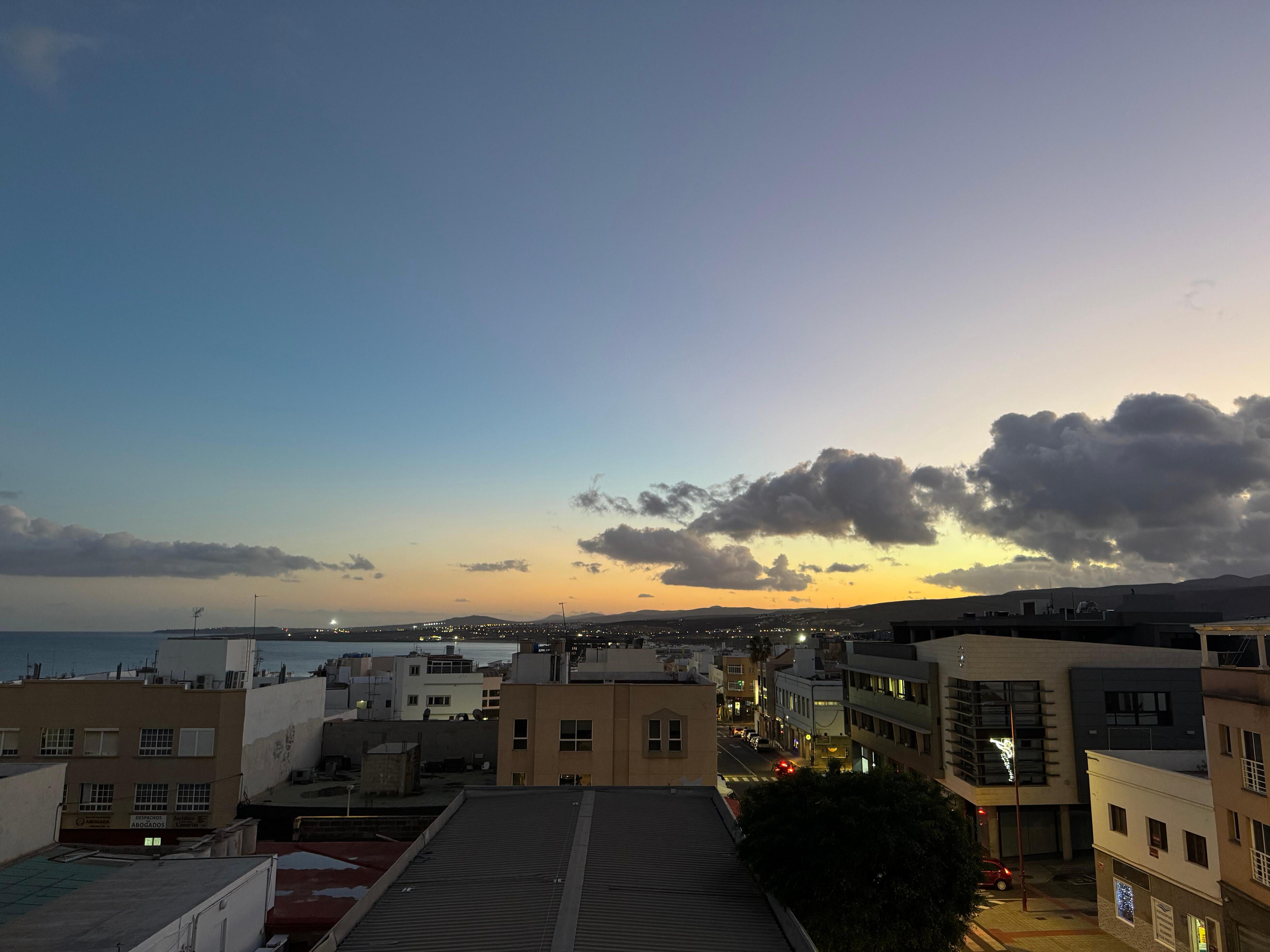 Uitzicht vanuit de slaapkamer