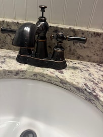 Dirty facet in bathroom