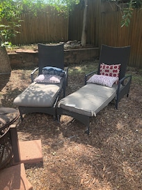 Outdoor area unkept.
