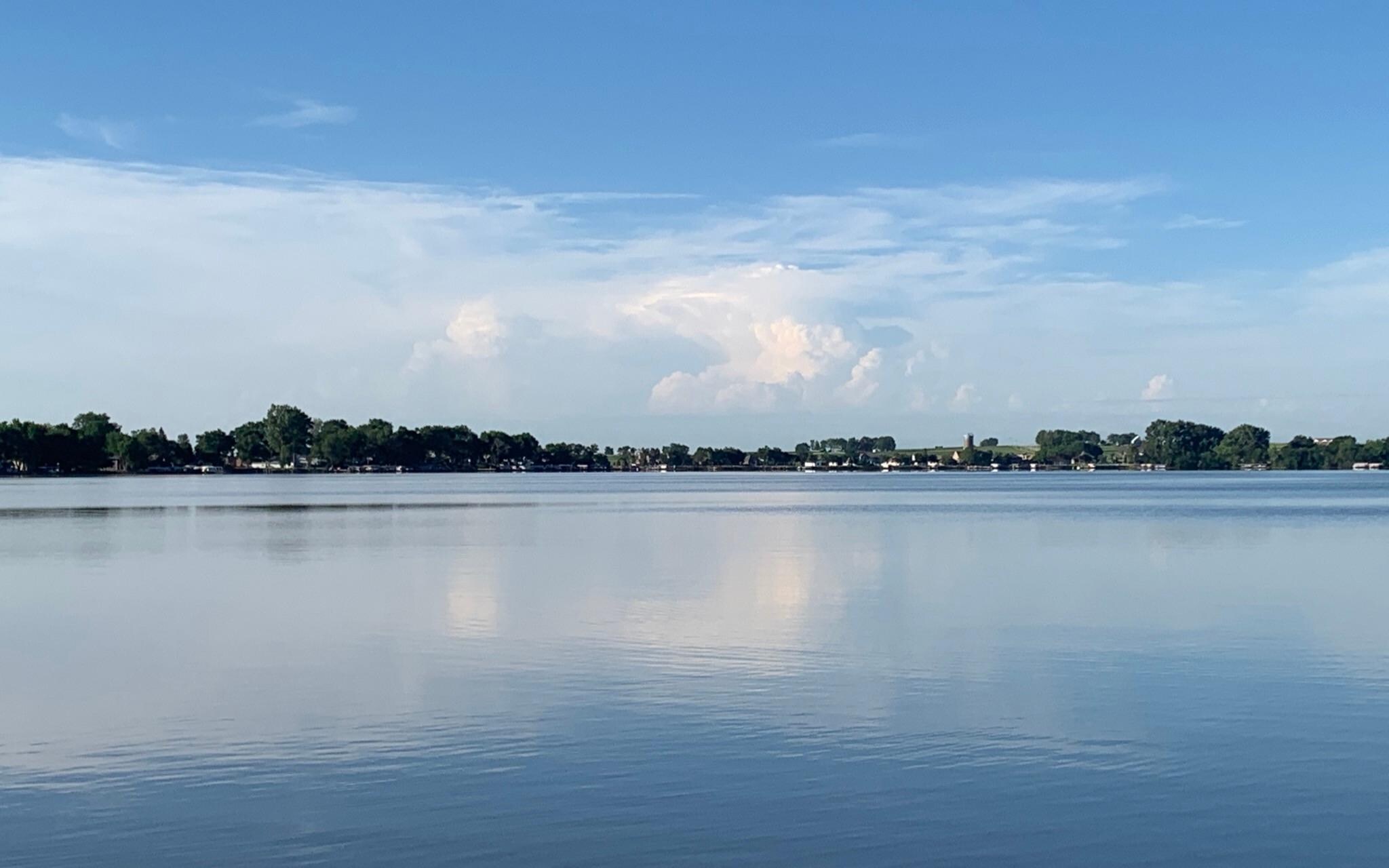 Morning tea by the lake