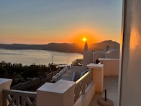 Sunrise view from the room terrace