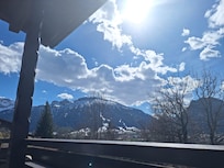 Ausblick vom Balkon