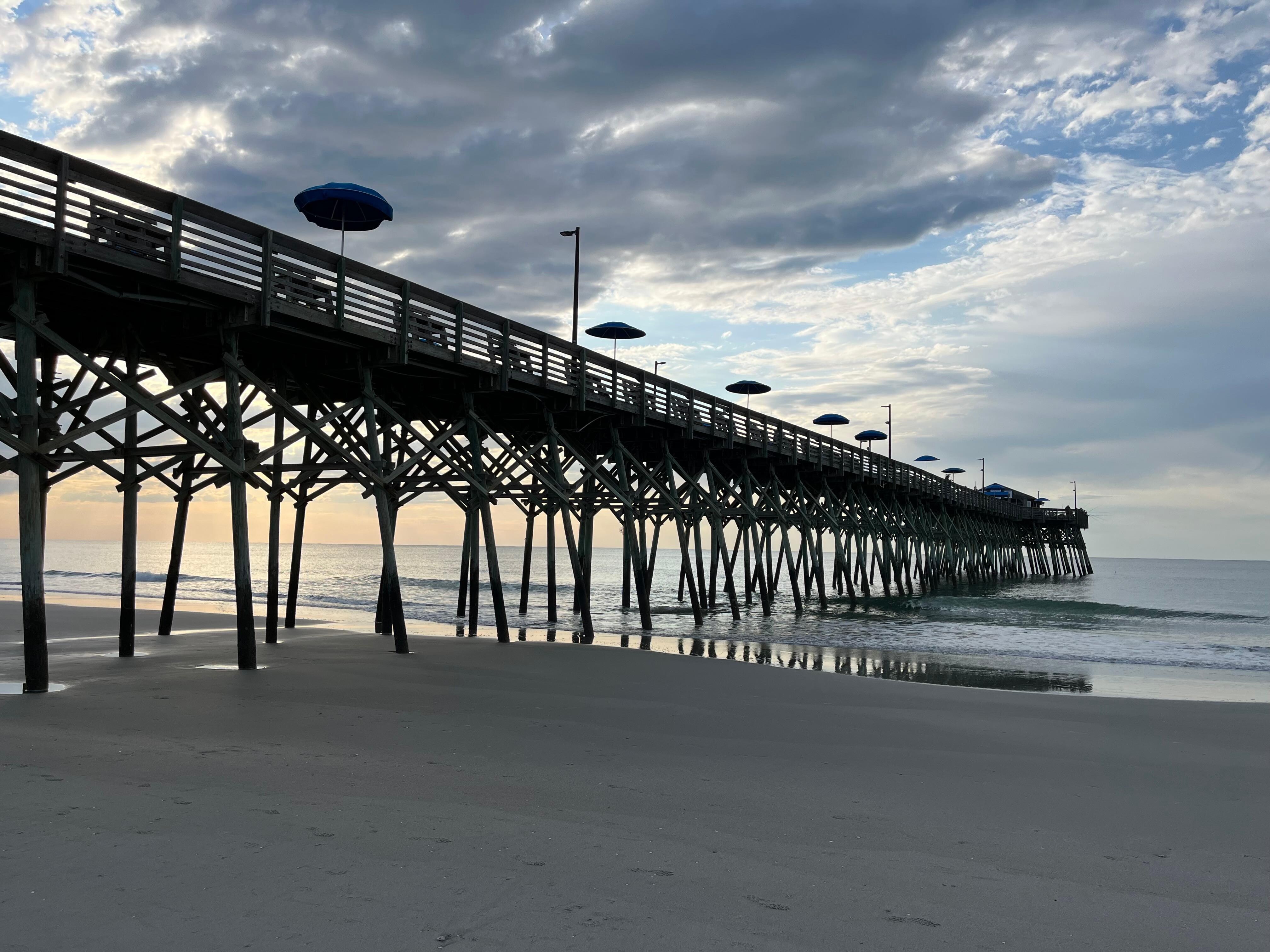 The Garden City Pier at sunrise
