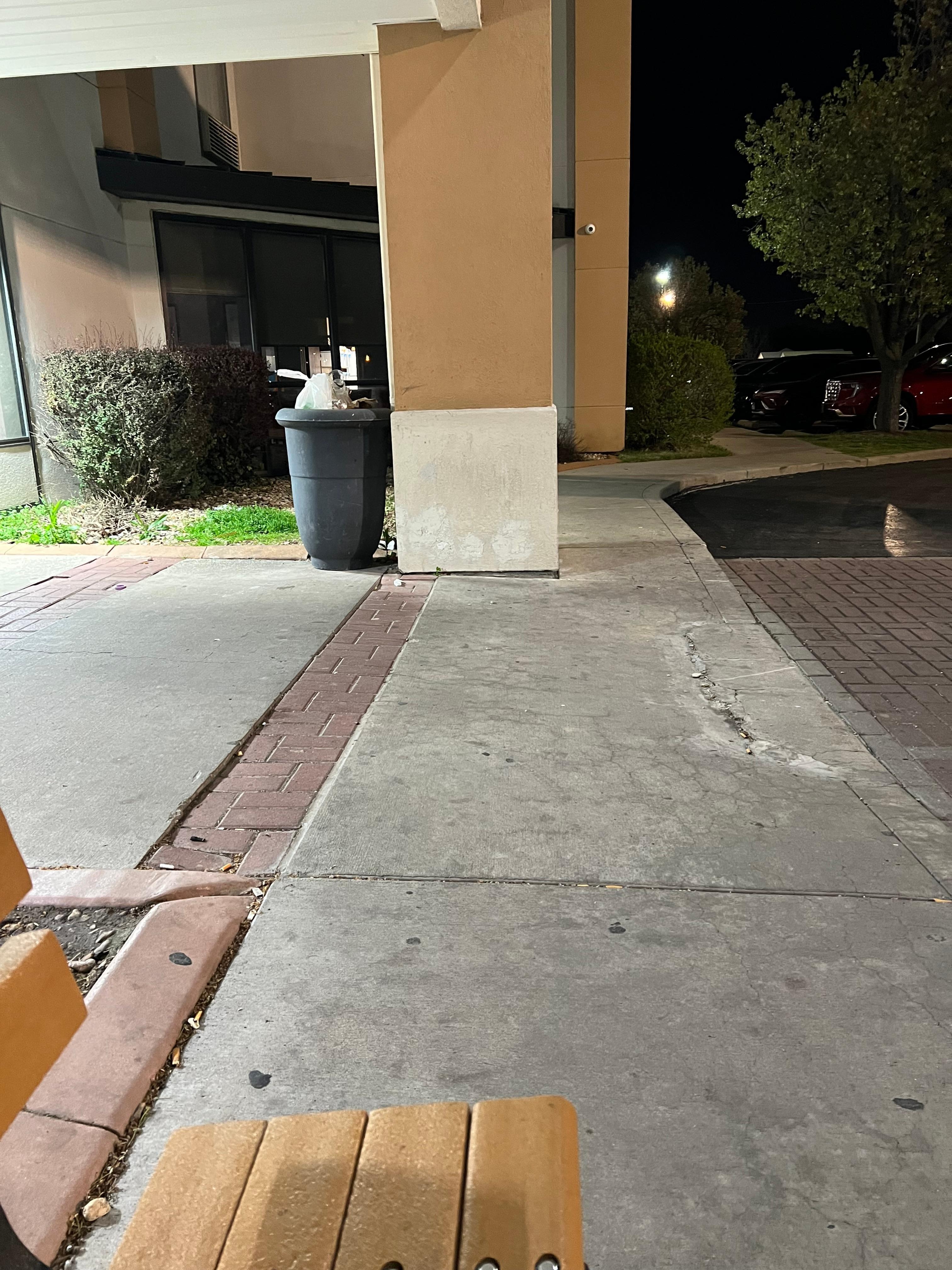 Outside of the building 