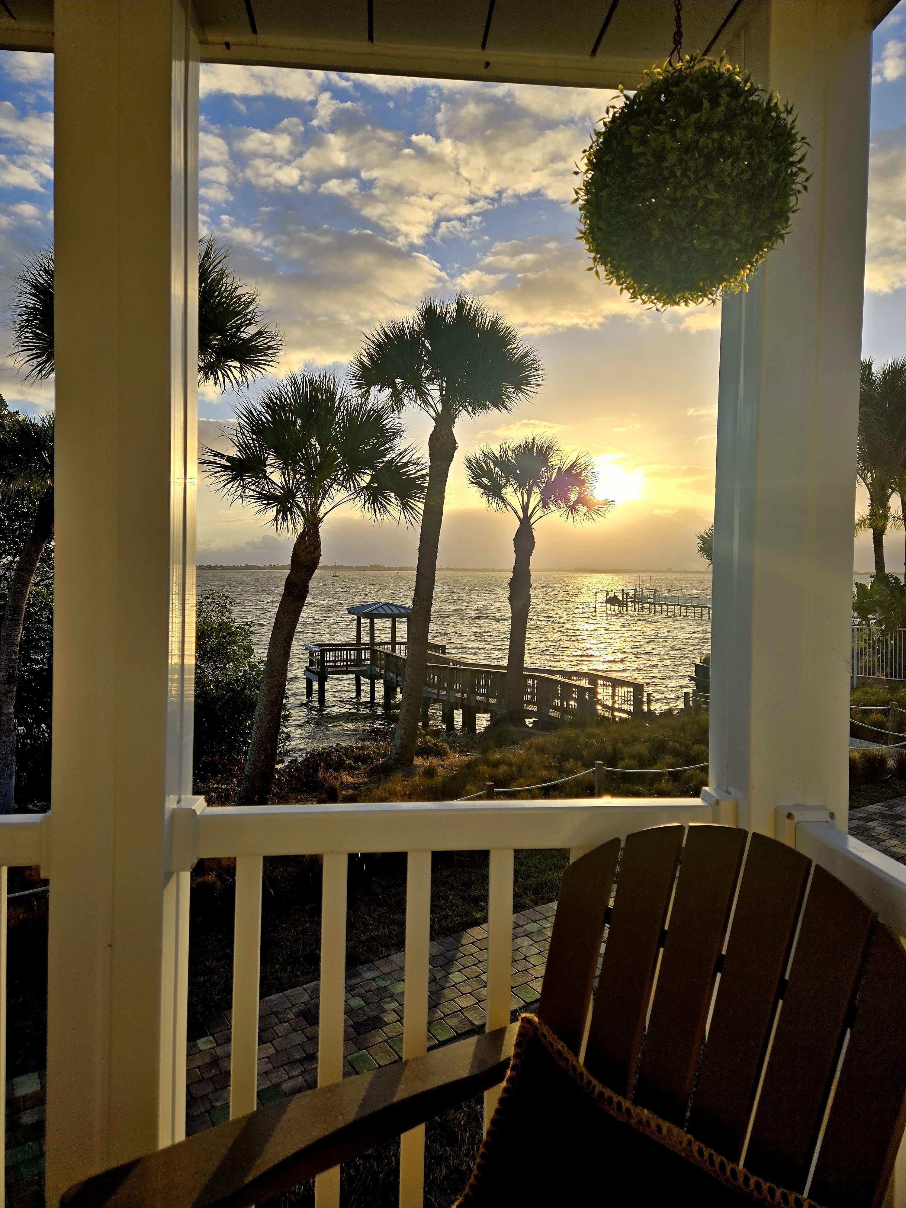 Morning coffee here is lovely.