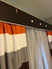 Tattered curtains