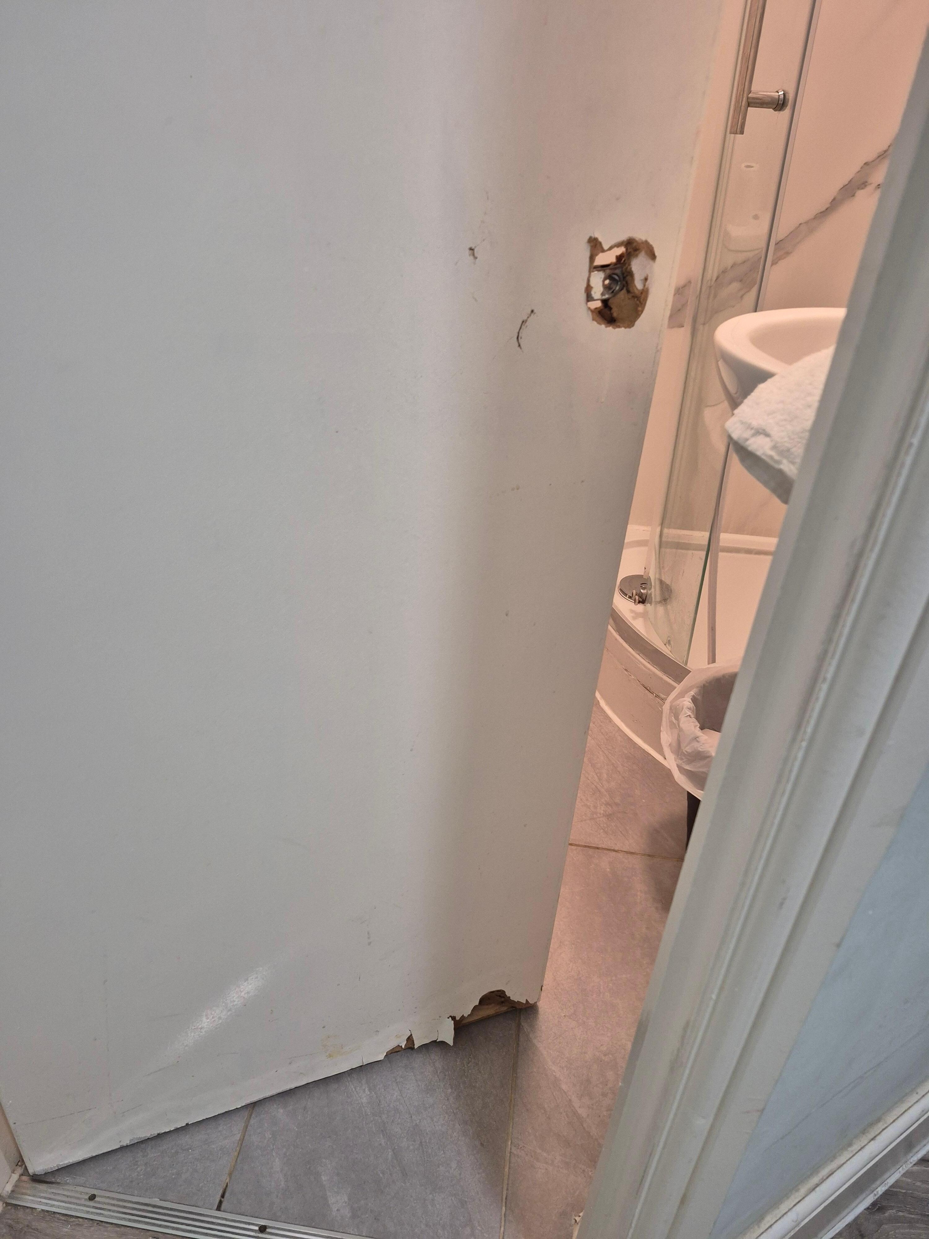 Bathroom door