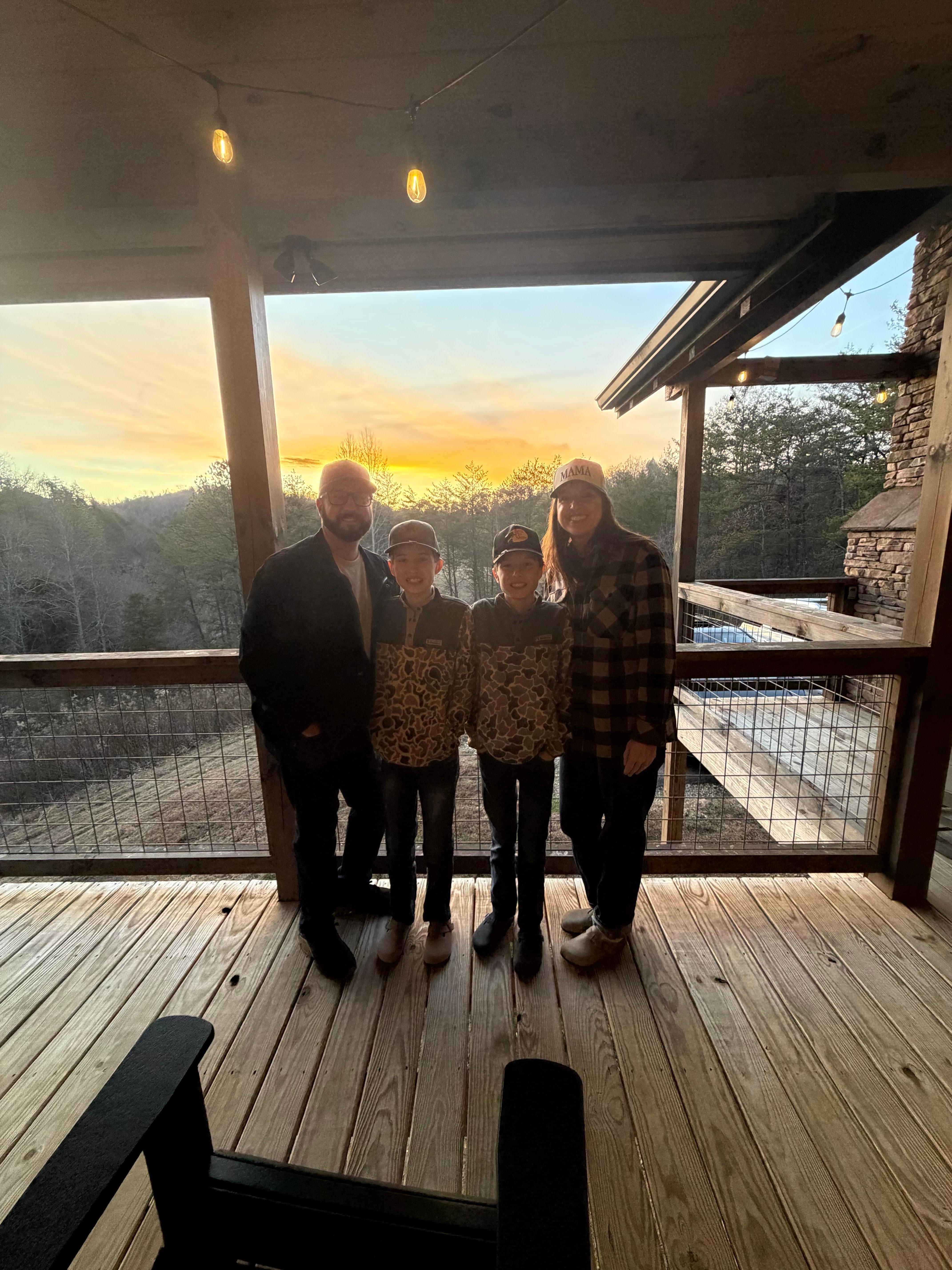 The view from the porch. 