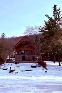 View of house from the lake