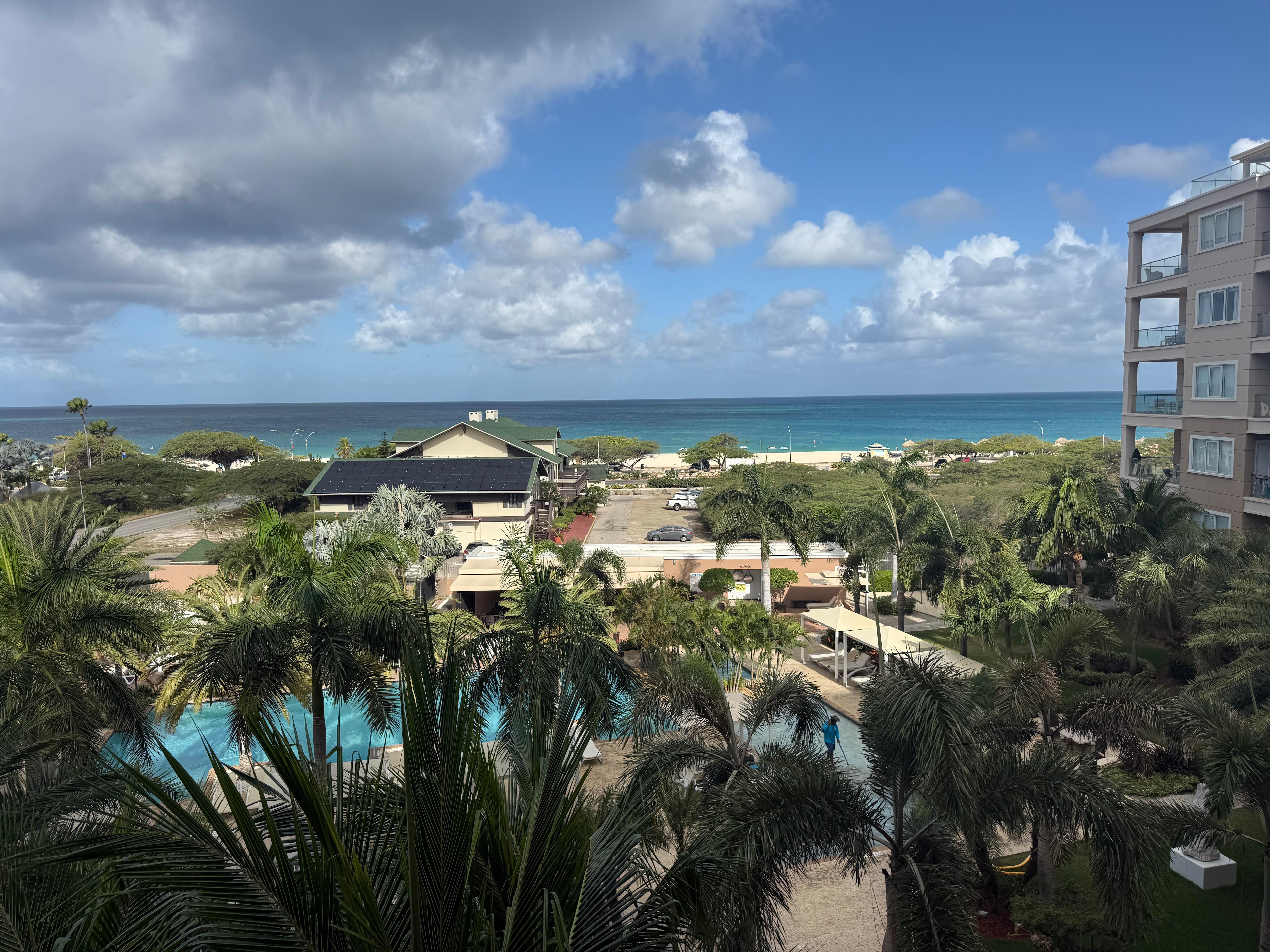 View from the balcony