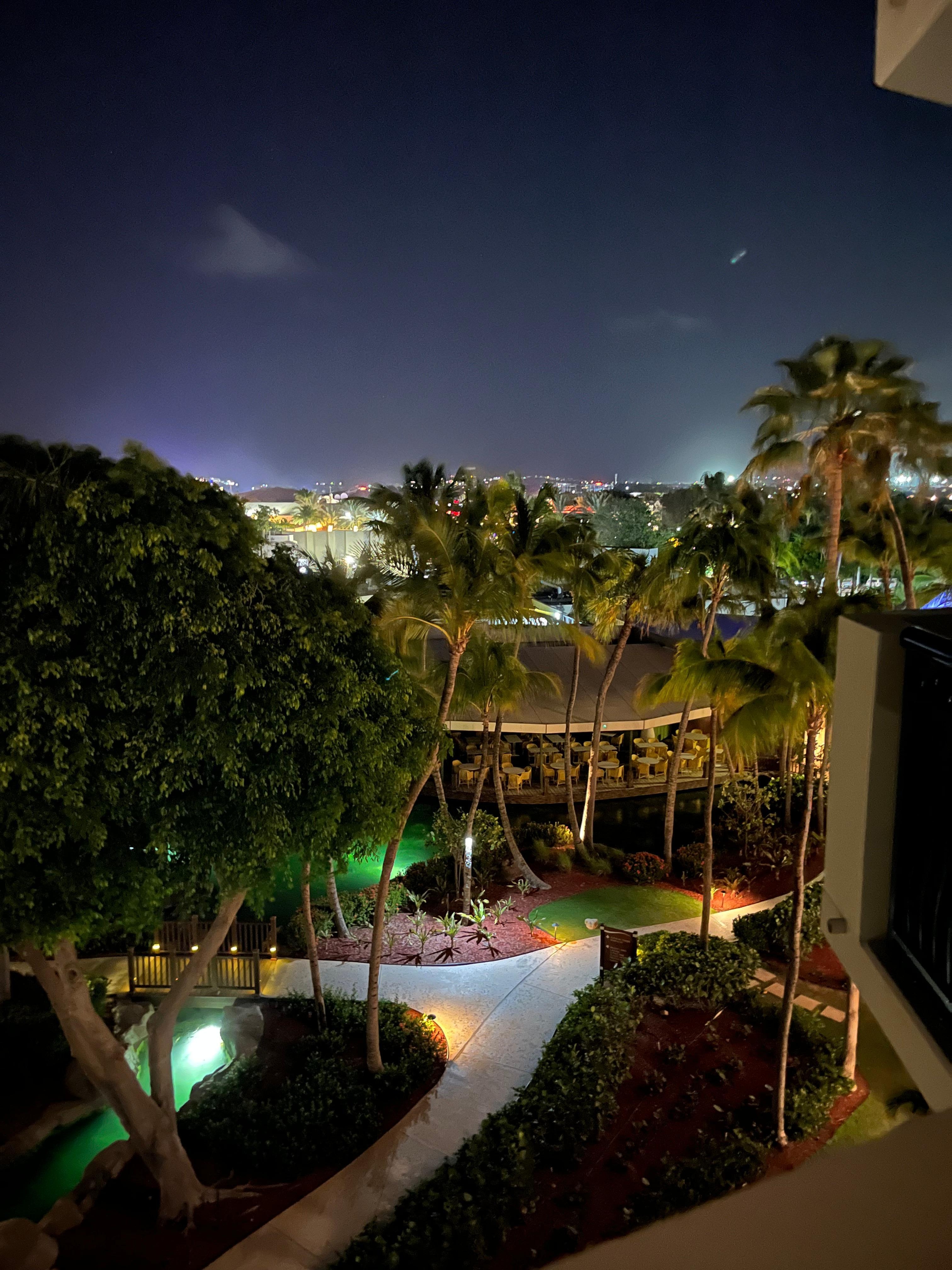 This picture is taken from my hotel room.