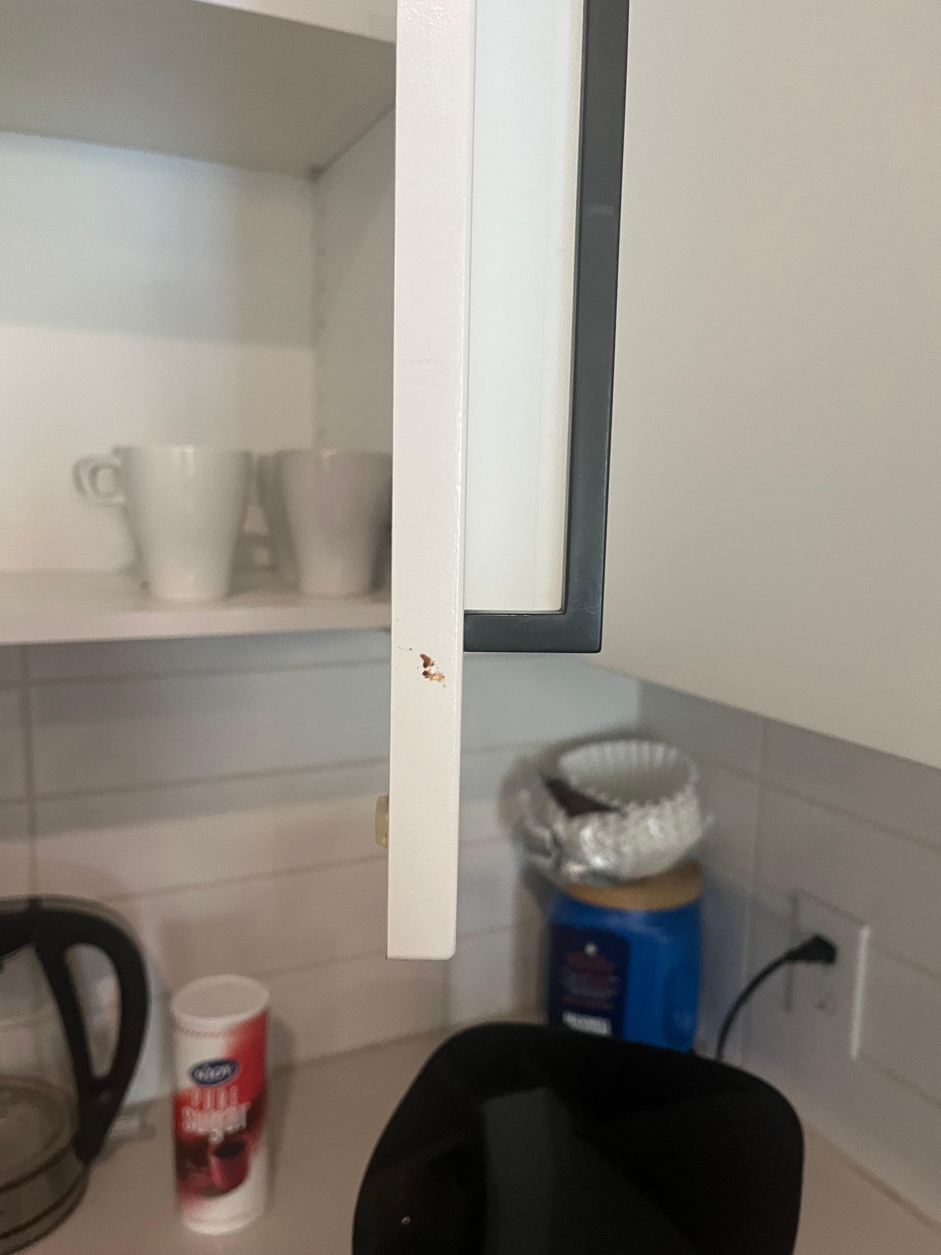 Food on the cupboards