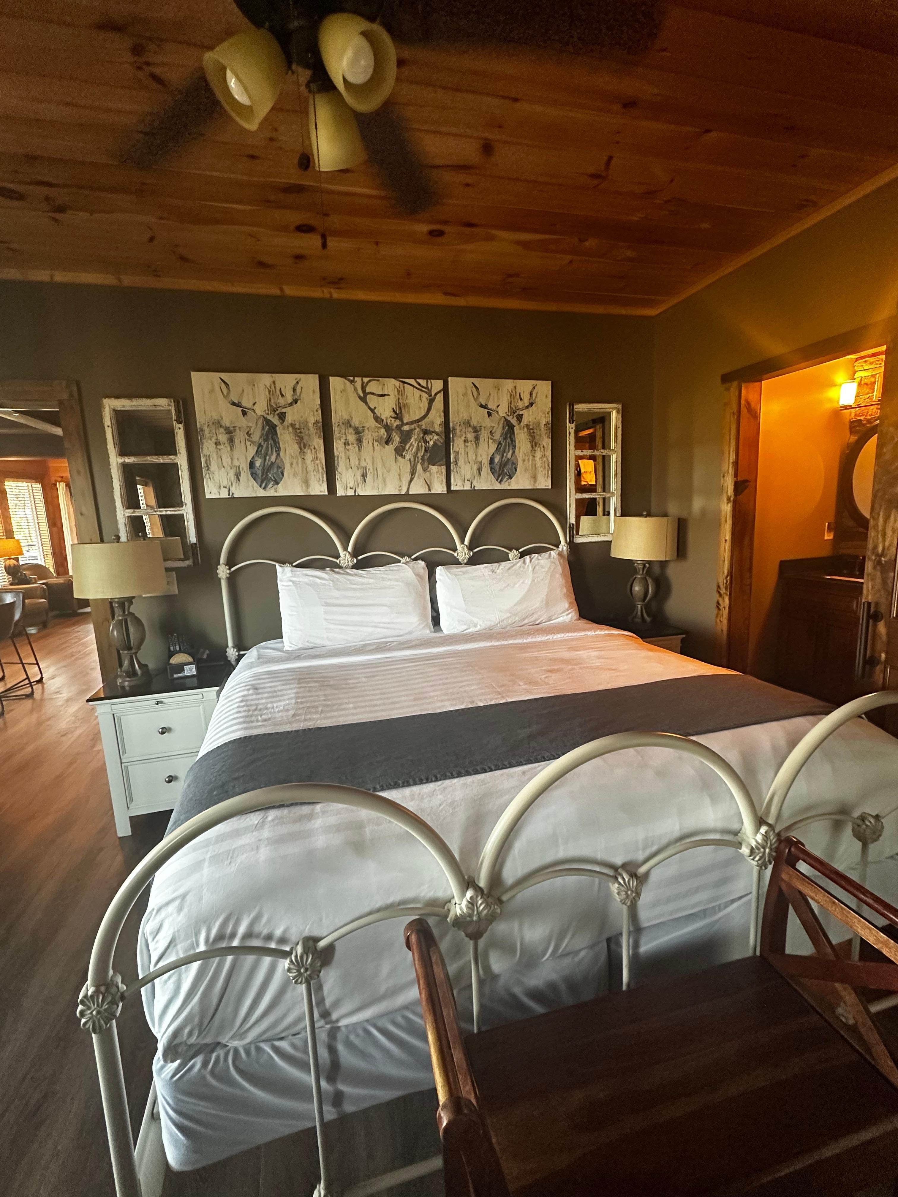 Beautiful comfy bedrooms 