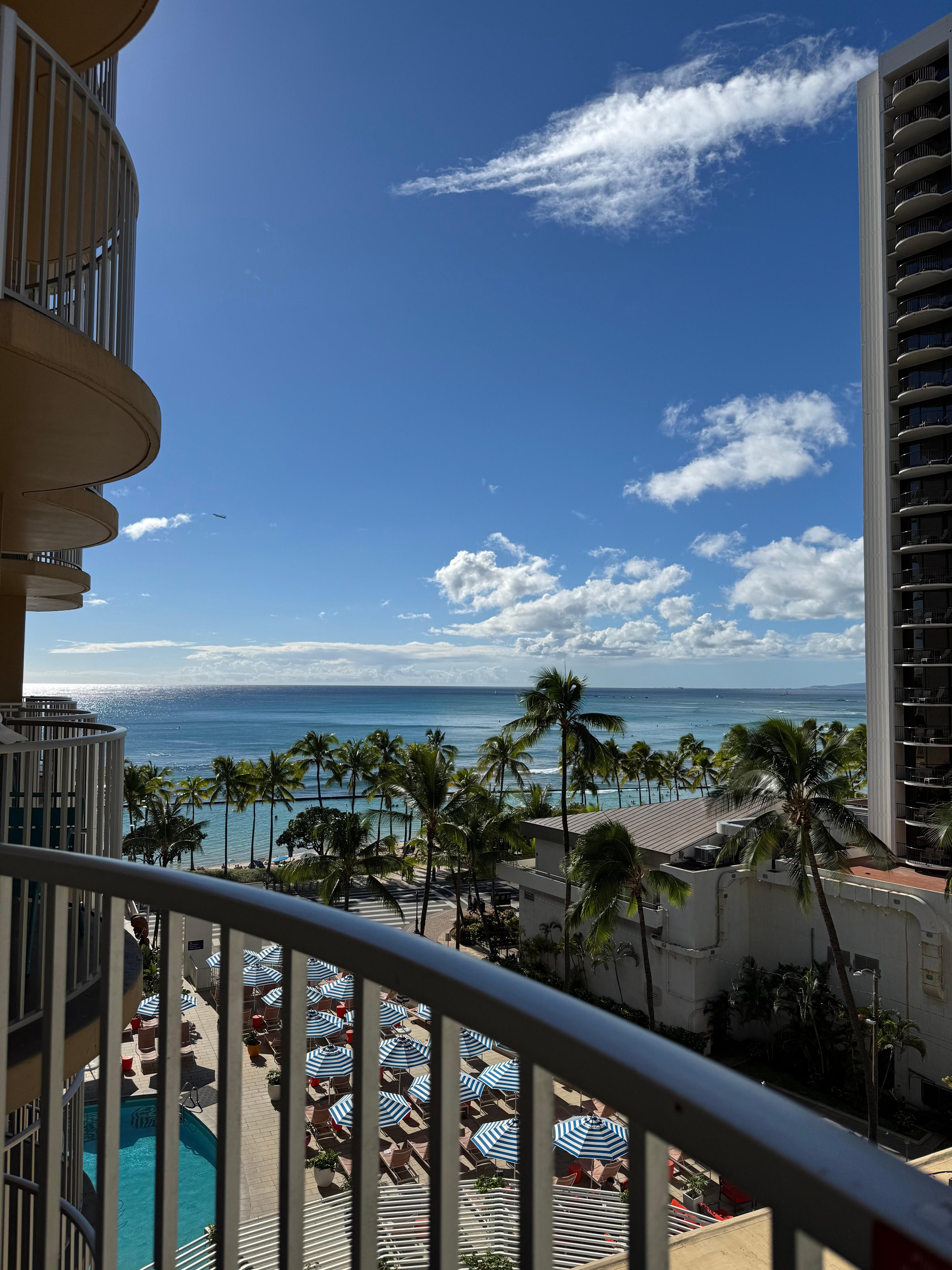 Partial ocean view room