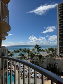 Partial ocean view room