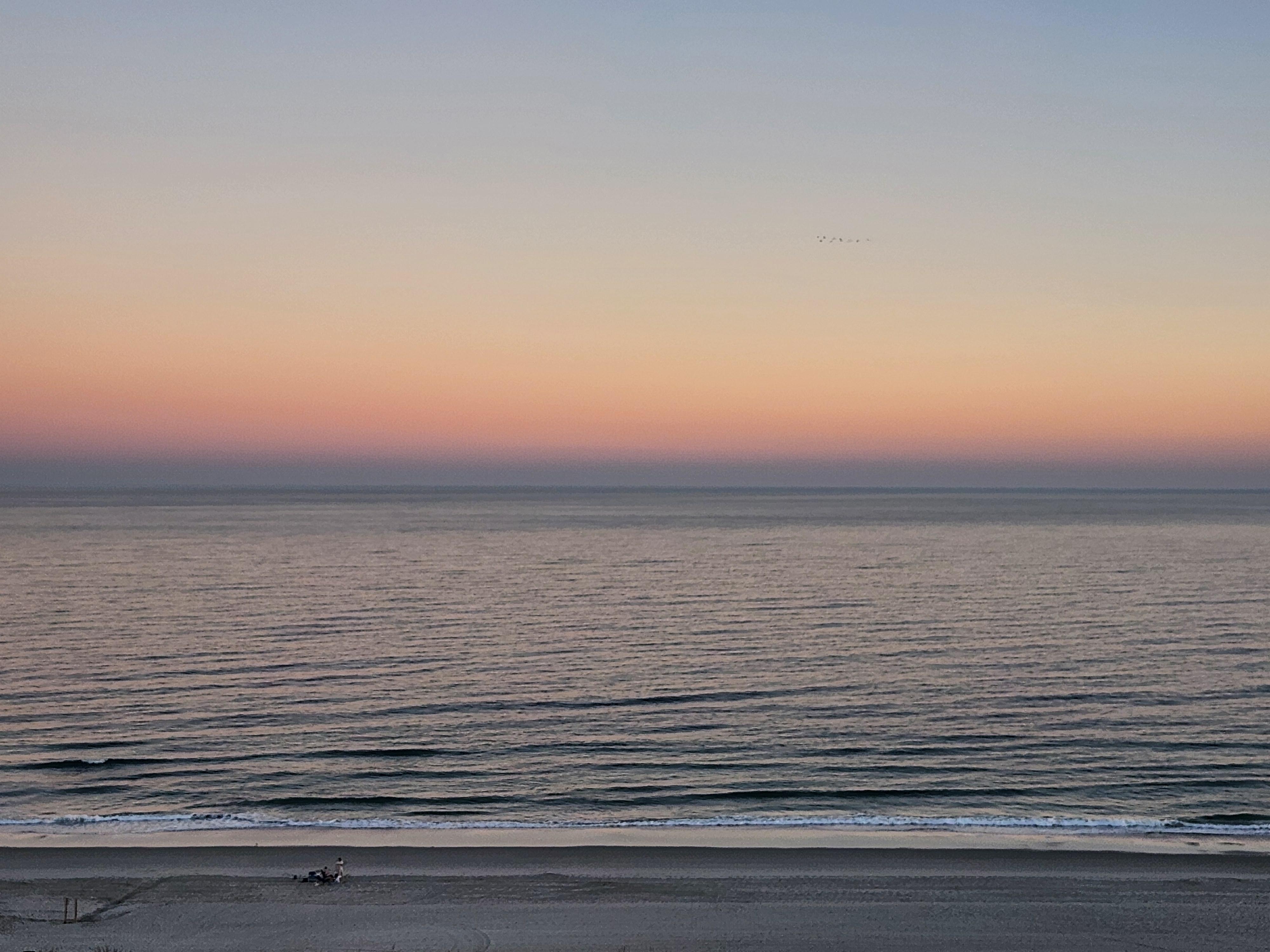 Sunset from the balcony.