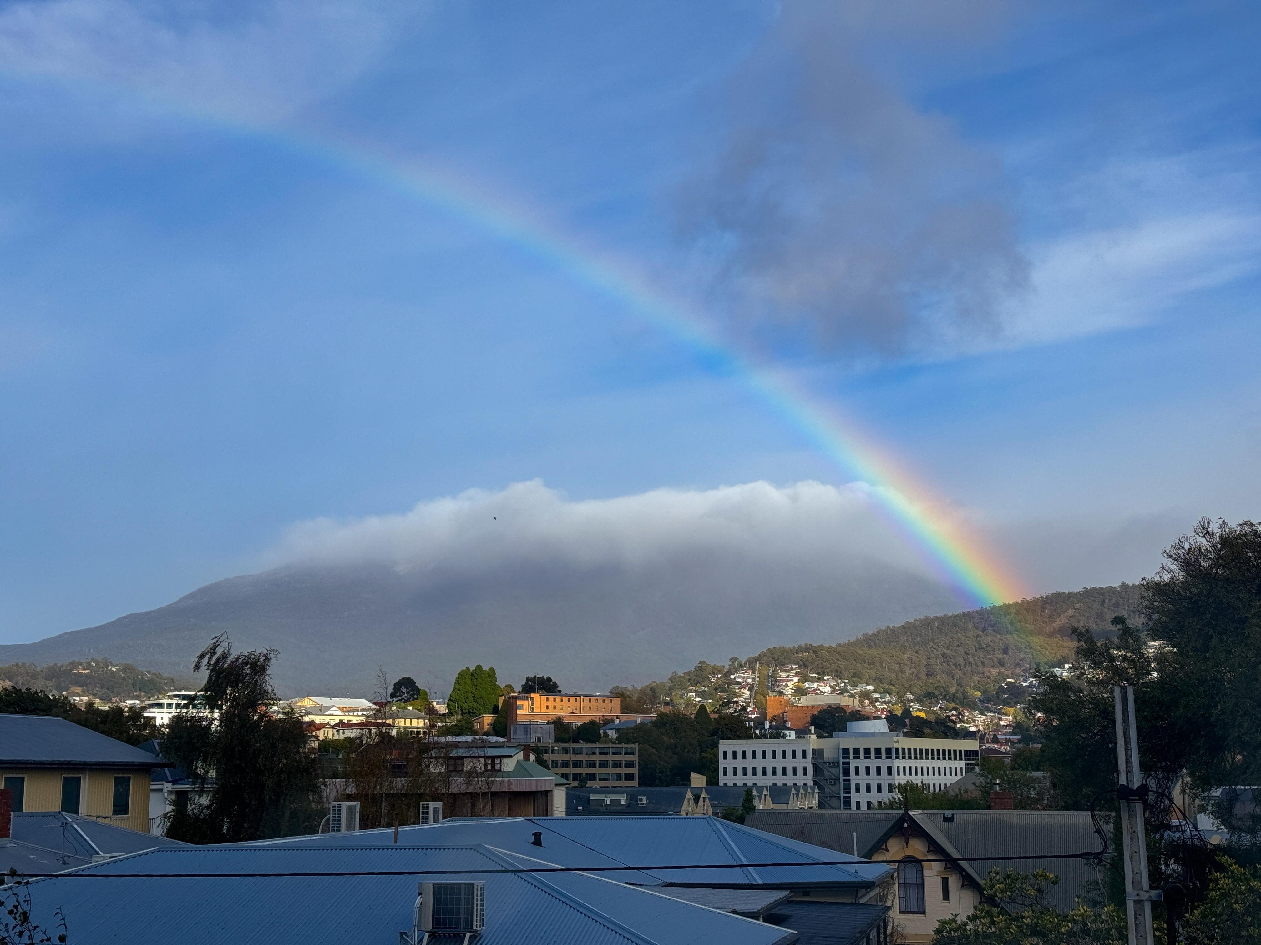 View from our room at Lena